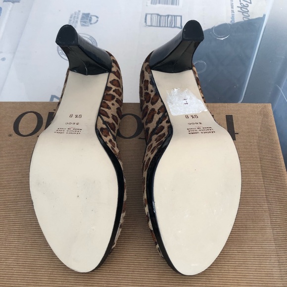 Massimo Baldi NWOT animal print open toe pump - Picture 7 of 8